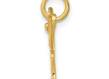 14K Swallowtail Butterfly Charm, view 2