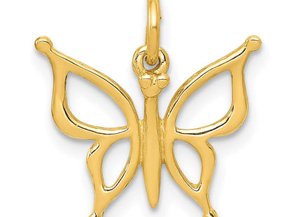 14K Swallowtail Butterfly Charm