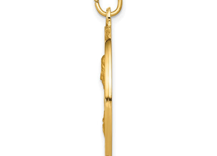 14k Yellow Gold Pendants Style XAC221 - Classique Jewelry Inc.