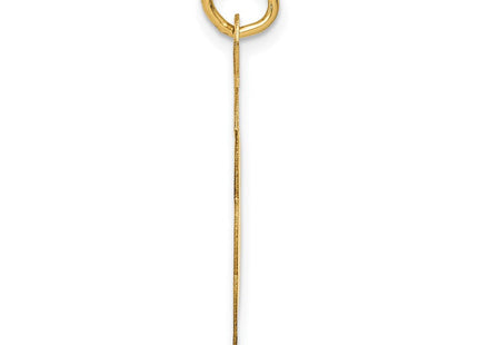 14K WEDDING BELLS Engraveable Disc Charm (Style XAC463)