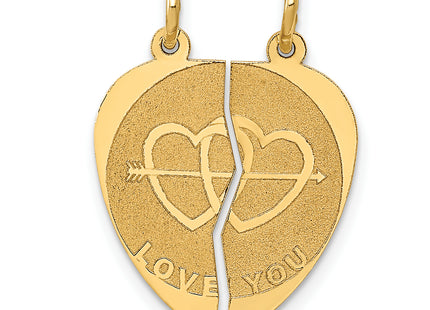 14k Break-apart I LOVE YOU Charm