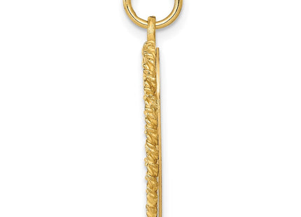 14K gold charm, alternate view