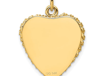 14K gold charm, further view