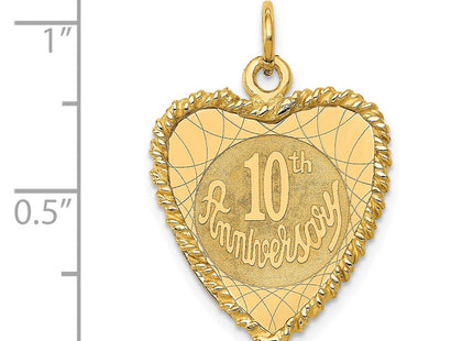 14K gold charm, another view