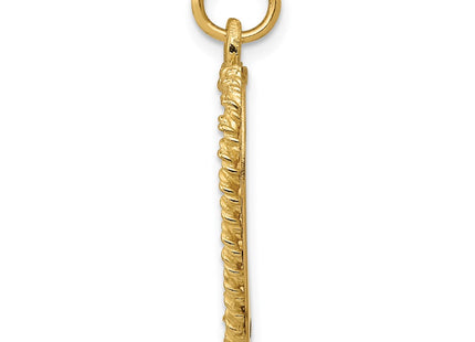 14K gold charm, alternate view