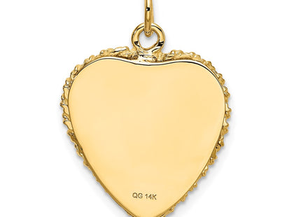 14K gold charm, further view