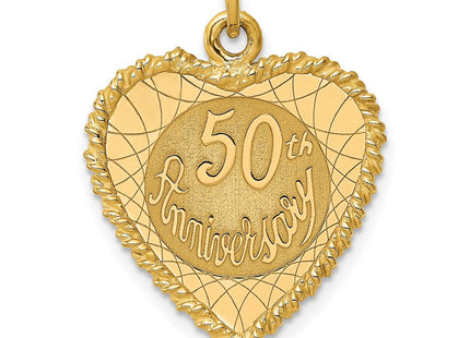 14K 50th ANNIVERSARY Charm (Style XAC583)