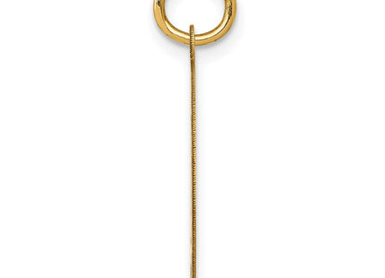 14K gold charm, alternate view