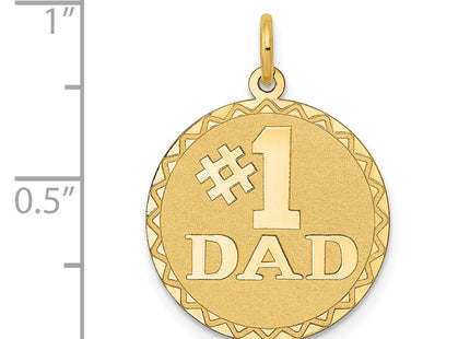 14K gold charm, another view