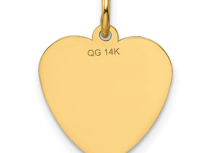 14k Special Sister Charm, 20 x 12mm