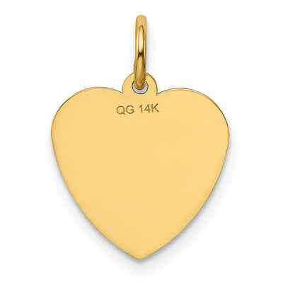 14K Special Sister Charm, 20 x 12mm