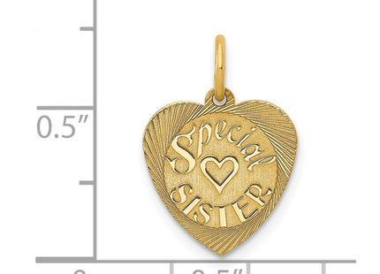 14K gold charm, another view