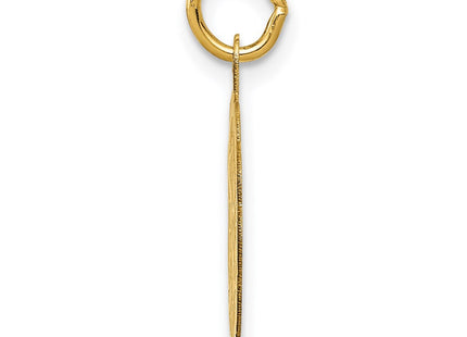 14K gold charm, alternate view