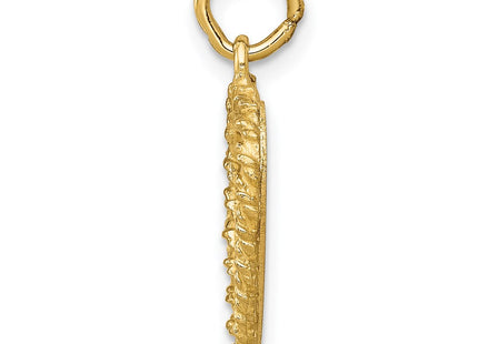 14K gold graduation charm, alternate view