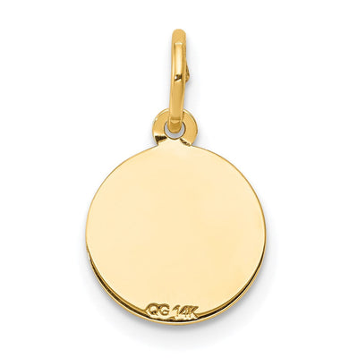 14K Holy Communion Charm, 17 x 11mm