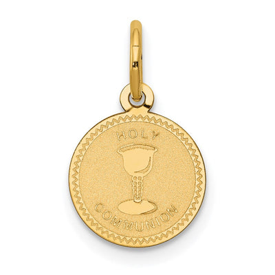 14K Holy Communion Charm, 17 x 11mm