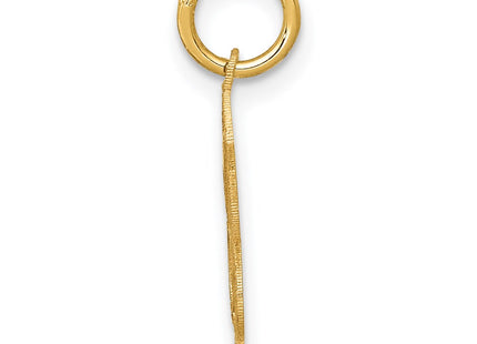 14K gold charm, alternate view
