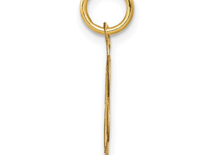14K gold charm, alternate view