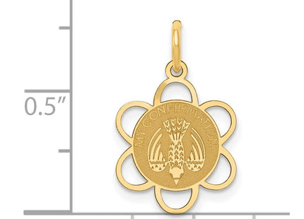 14K gold charm, another view