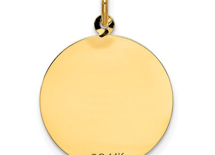 14K gold charm, further view