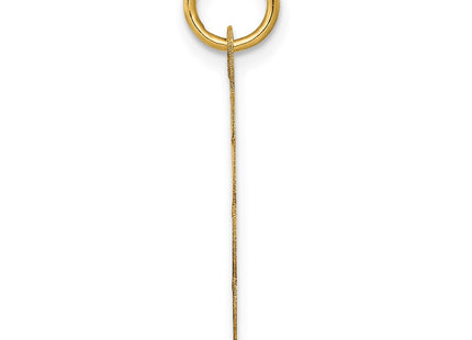 14K gold charm, alternate view