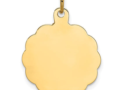 14K gold charm, further view