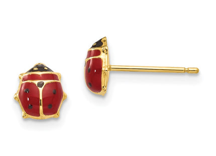 14k Yellow Gold Earrings Style XAC855 - Classique Jewelry Inc.