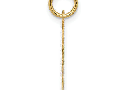 14k Polished Musical Note Charm