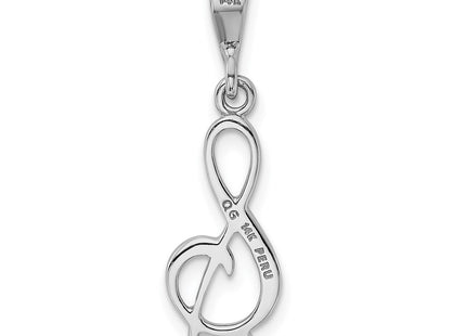 14k White Gold Pendants Style XAC932 - Classique Jewelry Inc.