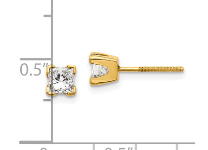 14k Yellow Gold Earrings Style XAP5AA - Classique Jewelry Inc.
