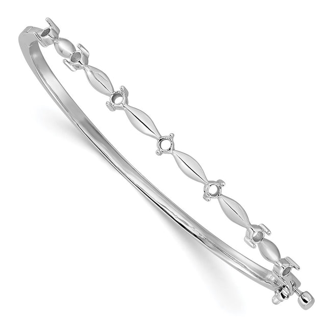 14k White Gold Bracelets Style XB178 - Classique Jewelry Inc.