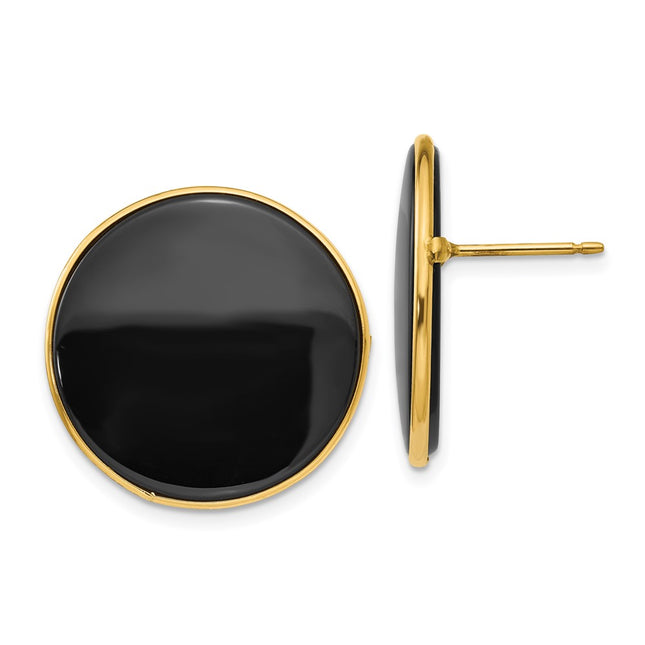 14k Yellow Gold Earrings Style XB18 - Classique Jewelry Inc.