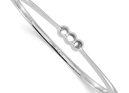 14k White Gold Bracelets Style XB180 - Classique Jewelry Inc.