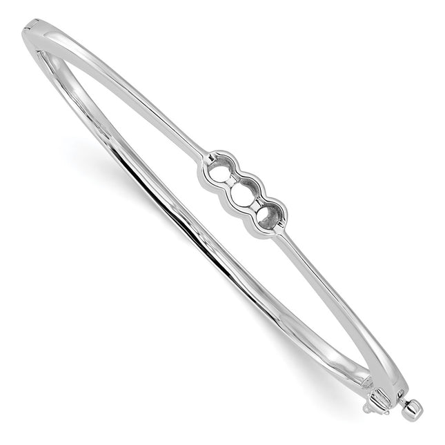 14k White Gold Bracelets Style XB180 - Classique Jewelry Inc.