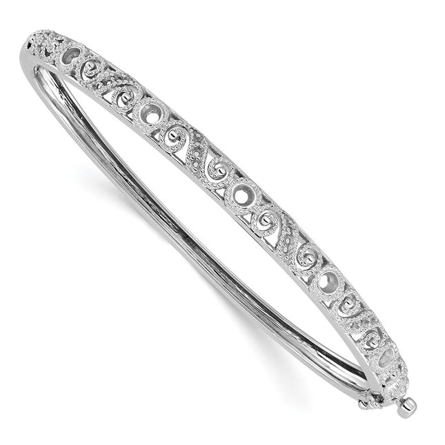 14k White Gold Jewelry Style XB187 - Classique Jewelry Inc.