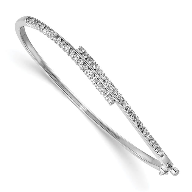 14k White Gold Bracelets Style XB190VS - Classique Jewelry Inc.