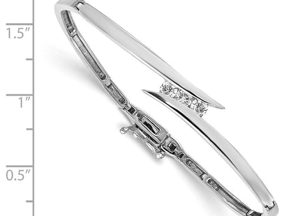 14k White Gold Bracelets Style XB191VS - Classique Jewelry Inc.