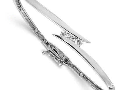 14k White Gold Bracelets Style XB191VS - Classique Jewelry Inc.