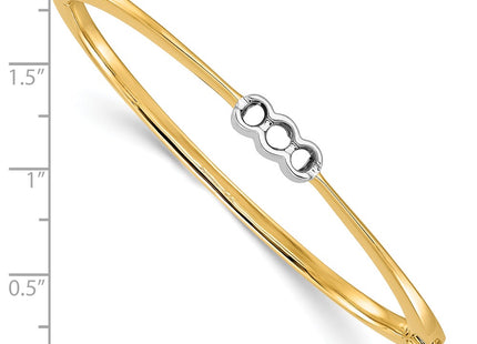14k Two-tone Bracelets Style XB204 - Classique Jewelry Inc.