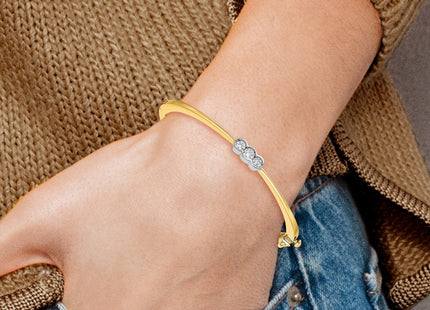 14k Two-tone Bracelets Style XB204A - Classique Jewelry Inc.