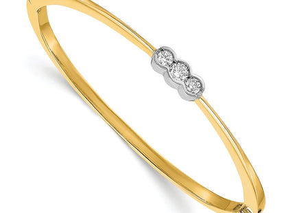 14k Two-tone Bracelets Style XB204VS - Classique Jewelry Inc.
