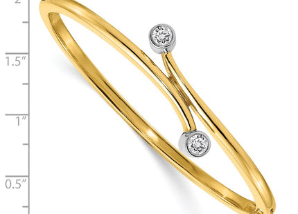14k Two-tone Bracelets Style XB209AA - Classique Jewelry Inc.