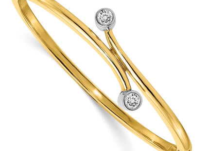 14k Two-tone Bracelets Style XB209AA - Classique Jewelry Inc.