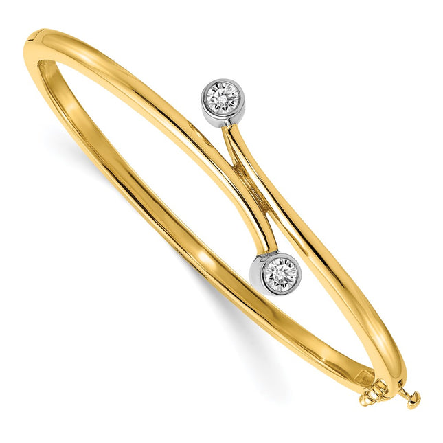 14k Two-tone Bracelets Style XB209AA - Classique Jewelry Inc.