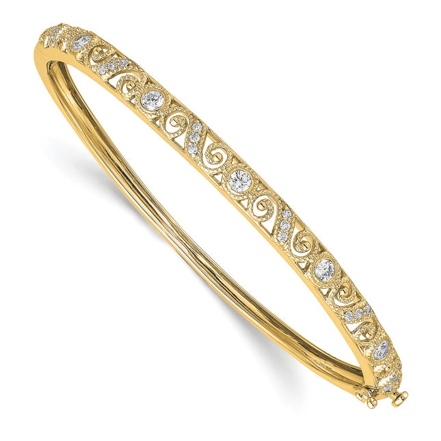 14k Yellow Gold Bracelets Style XB235VS - Classique Jewelry Inc.