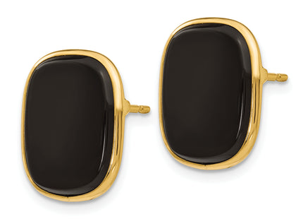 14k Black Onyx Earrings