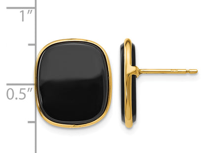 14k Black Onyx Earrings