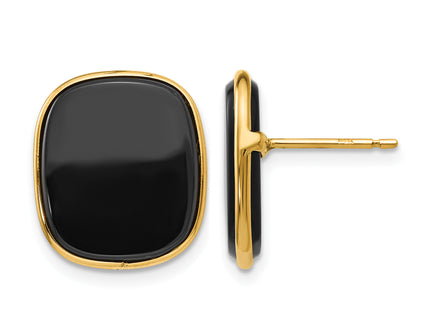 14k Black Onyx Earrings
