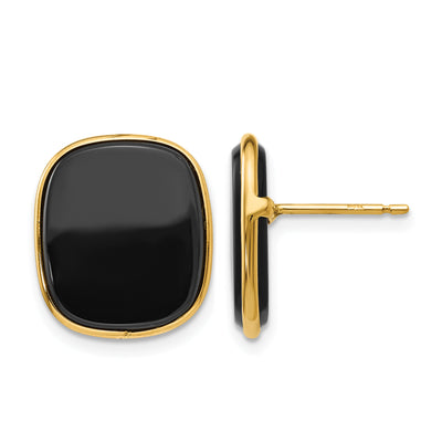 14K Black Onyx Earrings