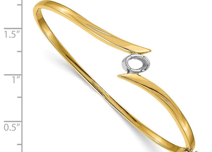 14k Two-tone Bracelets Style XB268 - Classique Jewelry Inc.